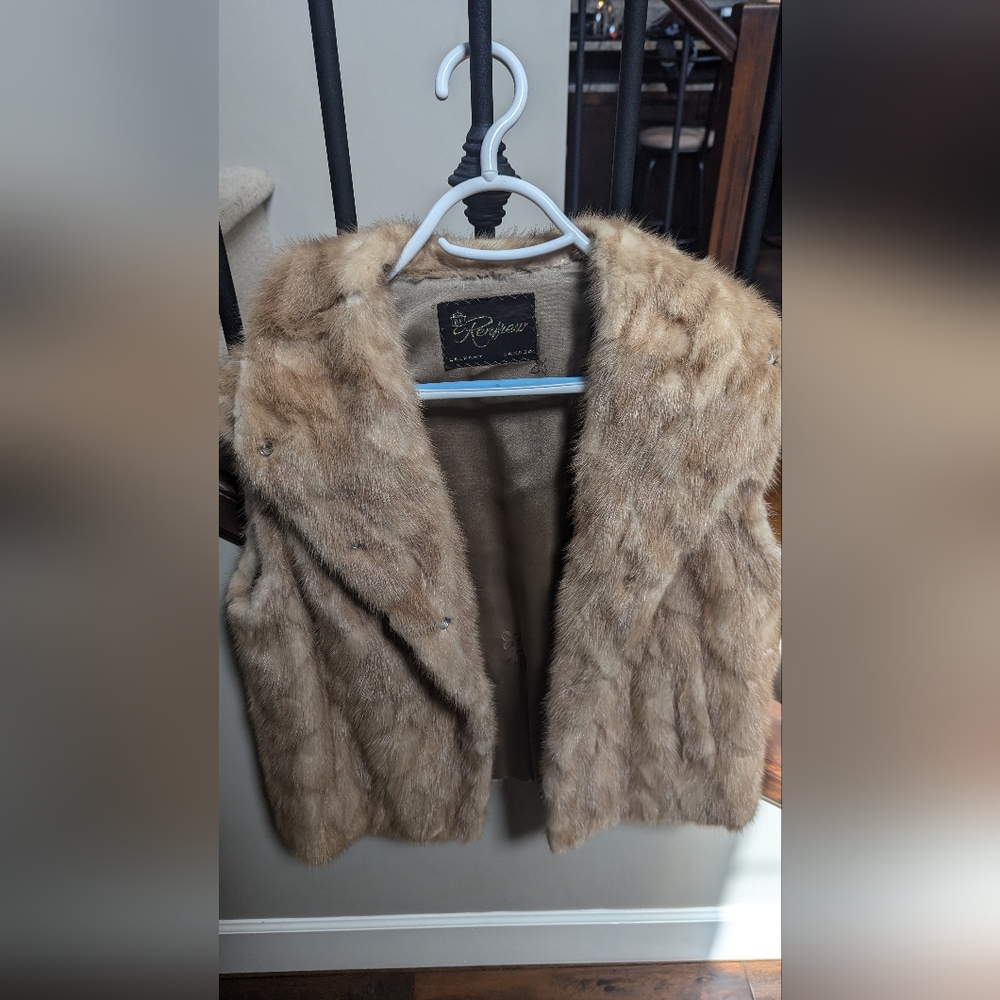 Vintage Fur Vest